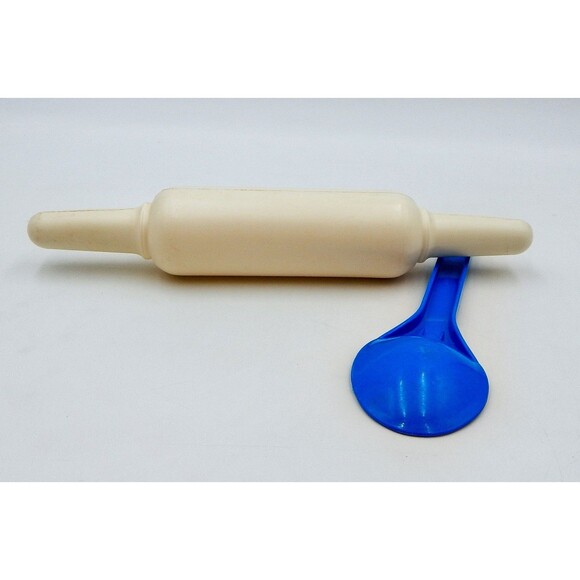 Little Tikes Rolling Pin White Mixing Spoon Blue Pretend Play Kitchen Replace - Picture 4 of 4